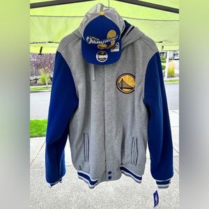 Golden State Warriors Fully Reversible Jacket with Hood, Men’s Large